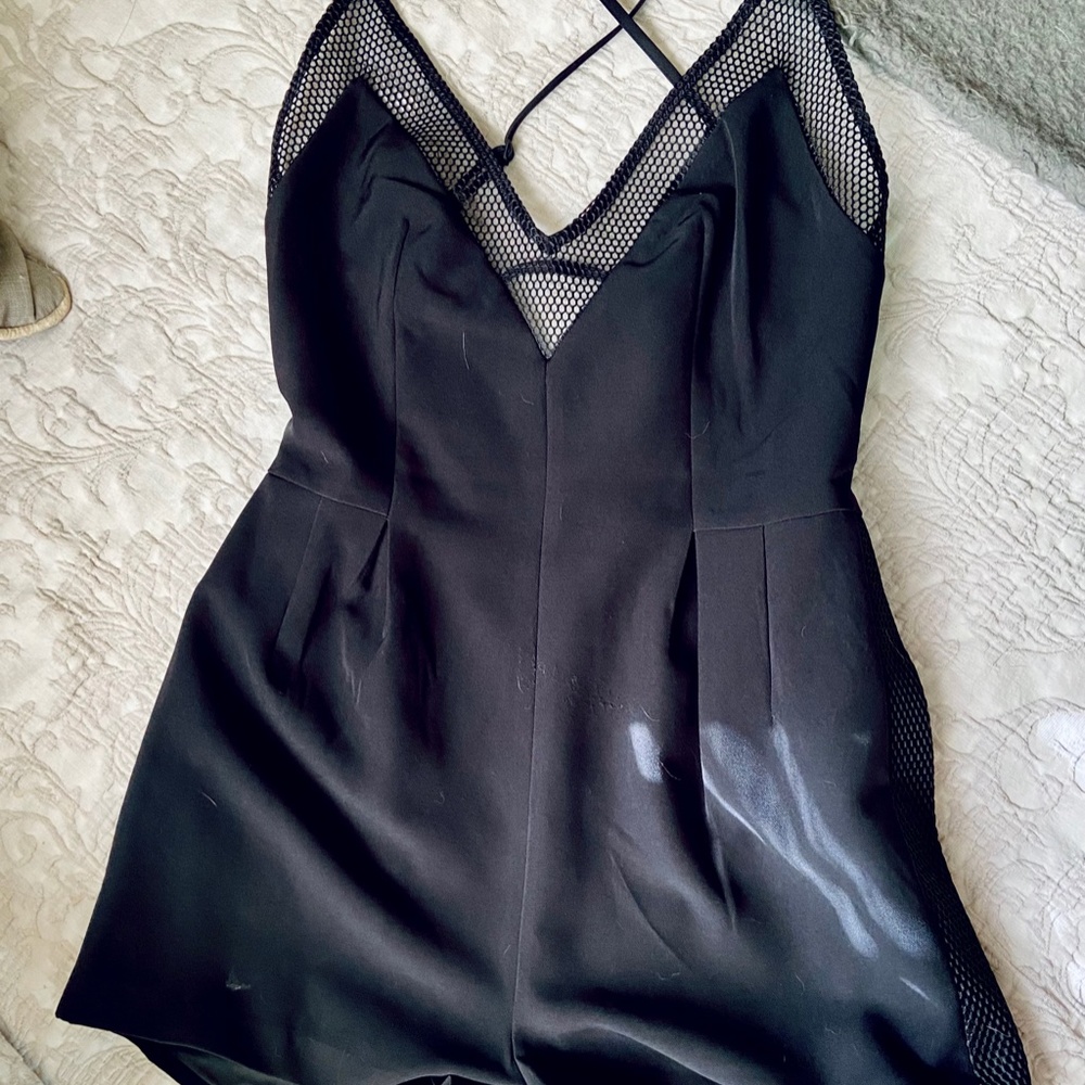 Kendall & Kylie Fishnet Romper